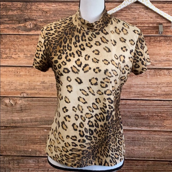 No Boundaries Tops - Animal Print Blouse